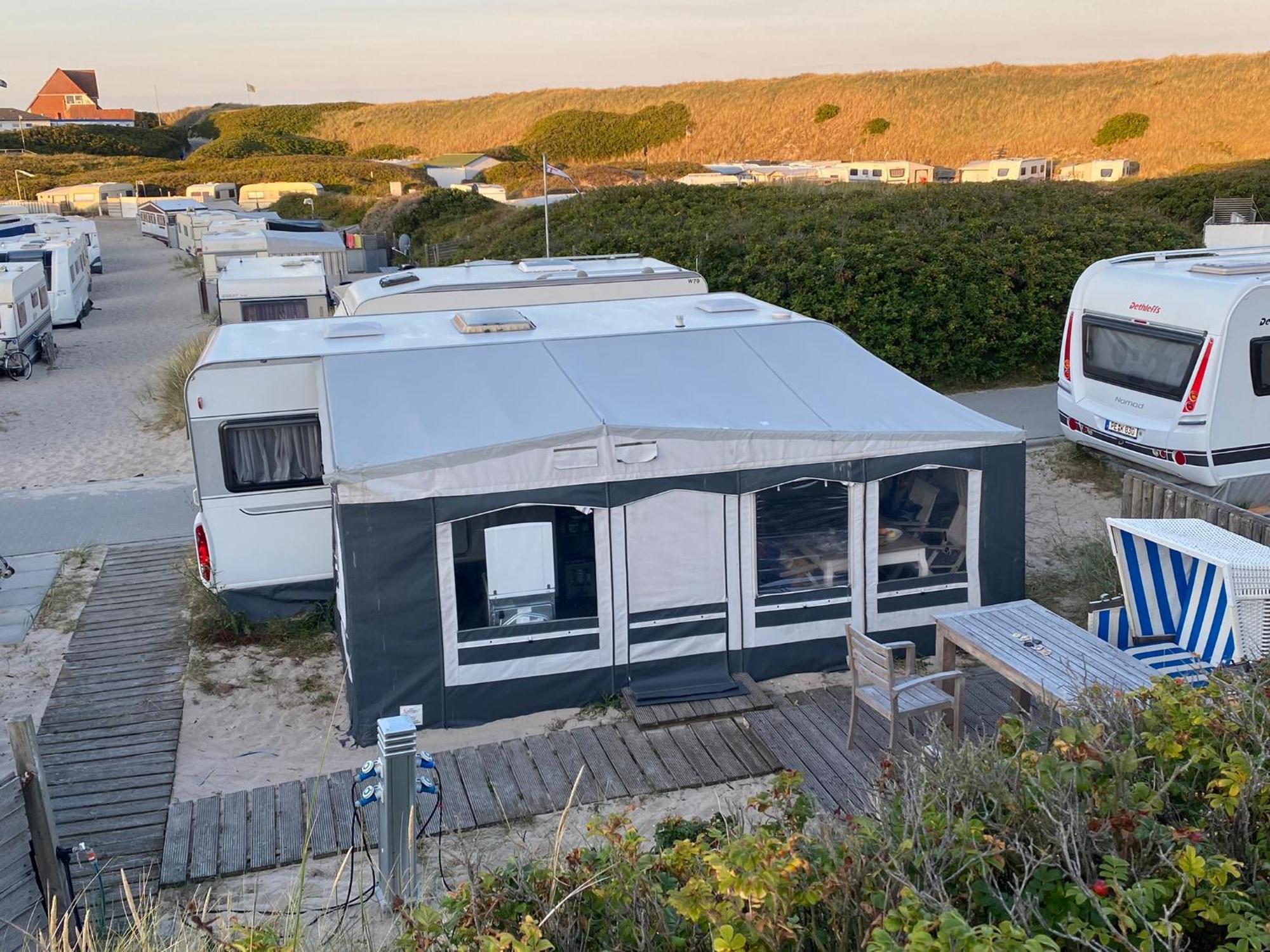 Wohnwagenvermietung Hoernum / Sylt Luaran gambar